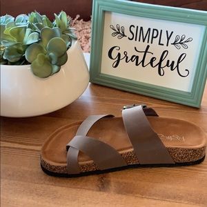 Brown sandals